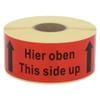 Labelident Warning Labels 150 x 50 mm – “This Side Up” Package Stickers, 1,500 Roll Labels view 1