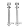 Healifty Chainsaw Tensioner, Precise Metal Chain-Tensioning Adjustment Screws, 2 Pcs, Compatible with Poulan 530016110, 530015826, 530069611, for Chainsaw Maintenance view 1