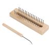 Rengue Wooden Knitting Loom Set with Crochet Hook for Scarves, Socks & Hats view 2