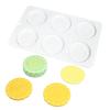 Piceioep 6-Cavity Silicone Cake Mold, Child-Friendly Baking Accessory for Oven, Freezer and Microwave view 2