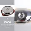 ABOOFAN Stainless Steel Food Covers, 2 pcs, with Splash Guard, Raised Covers for Plates and Bowls view 3