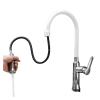 ZXLIHS Polished Copper Water-Saving Filter, Swivel Chrome Pull-Out Kitchen Faucet view 4