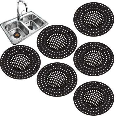 Kitchen Sink Strainer, 6-Pack Anti-Clog Food Filter Baskets