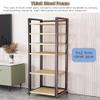 Height-Adjustable High-Fidelity Audio Rack with Casters view 3