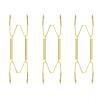 CashMuch Gold Plated Plate Hangers for Wall Decoration, Set of 3 view 1