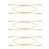 CashMuch Gold Plated Plate Hangers for Wall Decoration, Set of 3 view 3