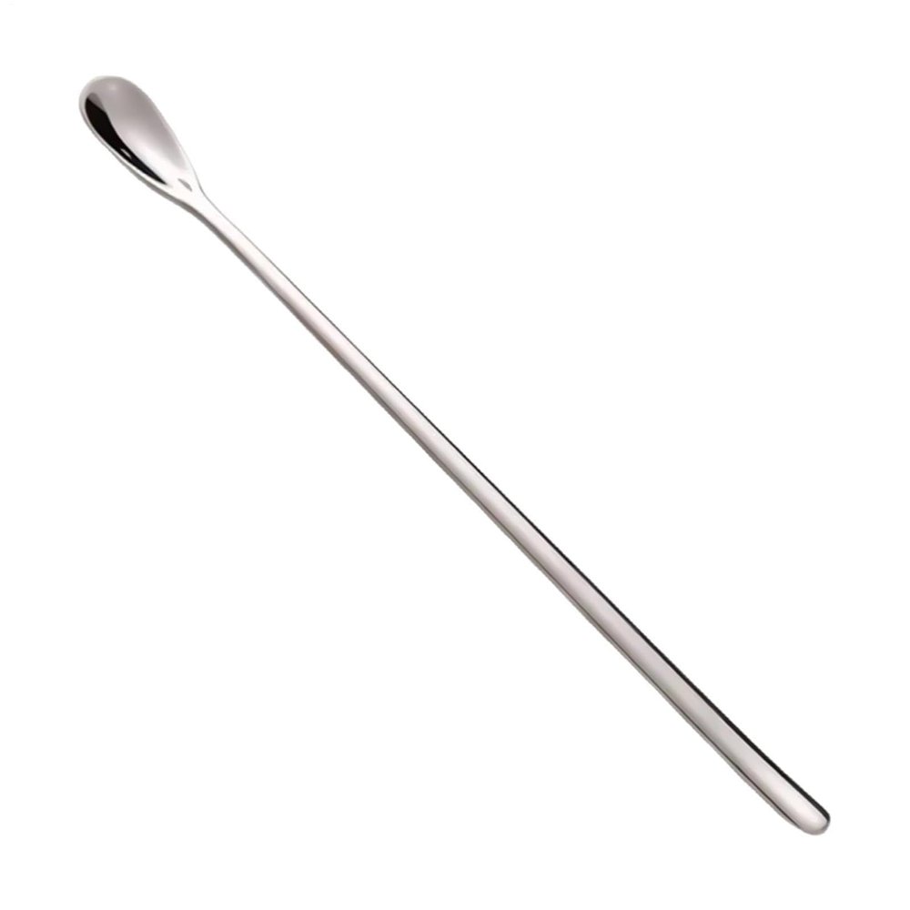 Cocktail Mixing Spoon | Stainless Steel Stirring Tool with Long Handle
