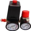 Air Compressor Pressure Switch Control Valve, 0–180 PSI, Automatic Pressure Regulator with Quick Connect, 3-in-1 Brass Valve view 4