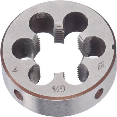 Right-Hand G 7/8 Threading Die, Alloy Steel Pipe Thread Cutter for Steel, Iron and Aluminum