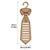 Wooden Tie Hanger & Belt Organizer view 2