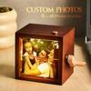 Photo Flip Box, 8 cm, Rotating, Hand Crank, Flipbook for Couples, Memory Photo Frame, Photo Album for Women, Valentine's Day view 4