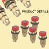 5 x Misting Nozzles for Irrigation, Misting, Cooling and Humidification, Compatible with 1/2 in DN15 Threaded Fittings view 4