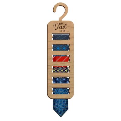 Wooden Tie Holder for Closet