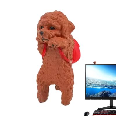 Mimoqk Car Dashboard Decor - Cute Dog Figurine