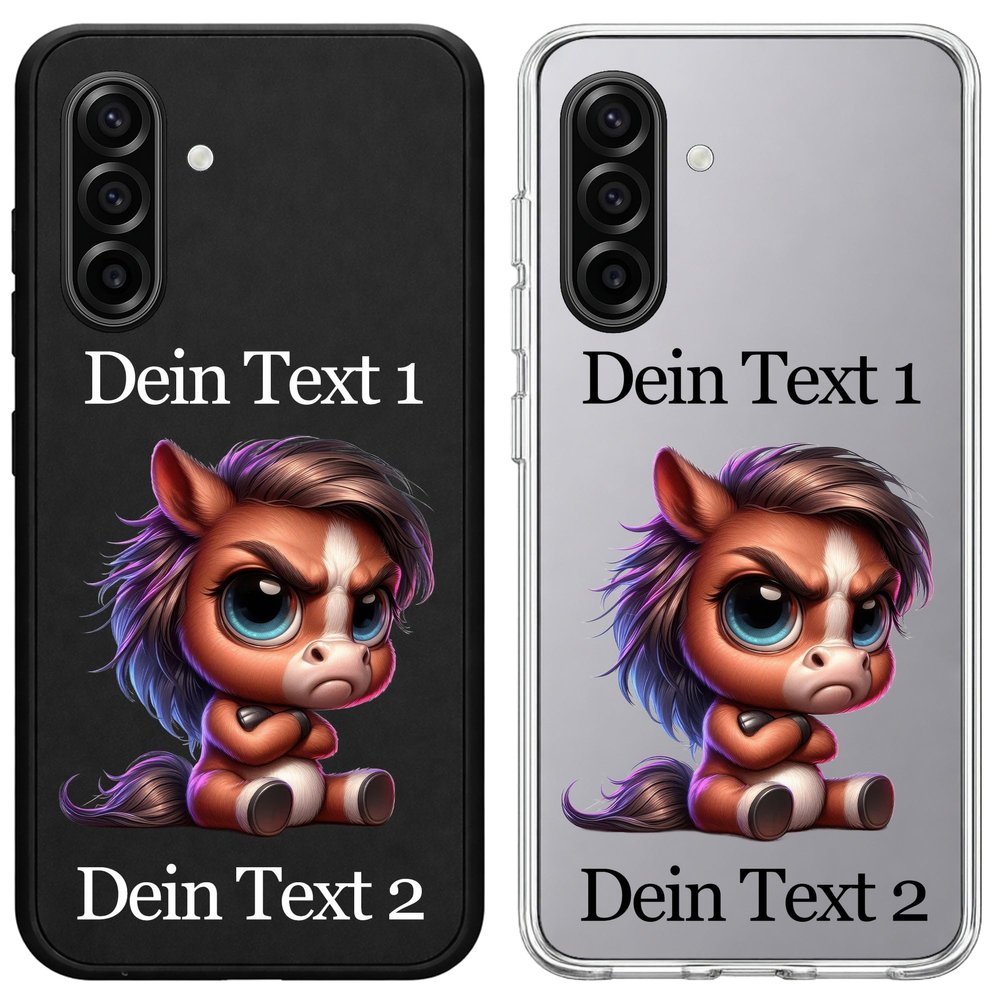 CoverHeld Case for Samsung Galaxy A56 5G – Design 18 Angry Horse, Personalized TPU