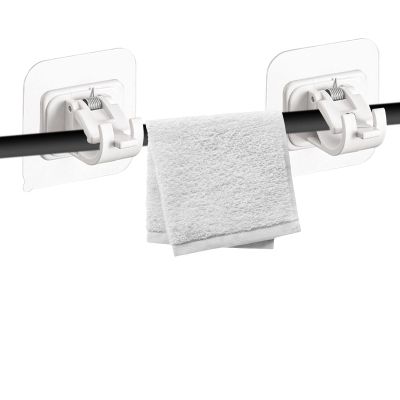 Self-Adhesive Curtain Rod Holder