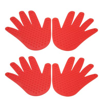 ZCZDHNA Hand Shape Marker, Non-Slip Hand Marker for Children's Coordination Training (Red)