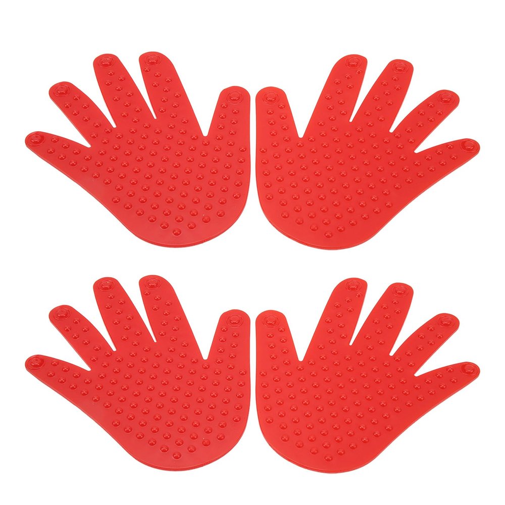 ZCZDHNA Hand Shape Marker, Non-Slip Hand Marker for Children's Coordination Training (Red)
