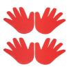 ZCZDHNA Hand Shape Marker, Non-Slip Hand Marker for Children's Coordination Training (Red) view 1