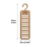 Tie Hanger, Boxwood, 25-35 cm, Belt Organizer for Men view 2