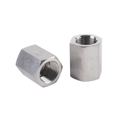 BYLSAGWHT 1-Piece 1/2"–3/4" BSPP Female-to-Female Stainless Steel Socket, High-Pressure Brass Hose Fitting