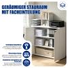 Wooden Filing Cabinet with Doors and Combination Lock view 4