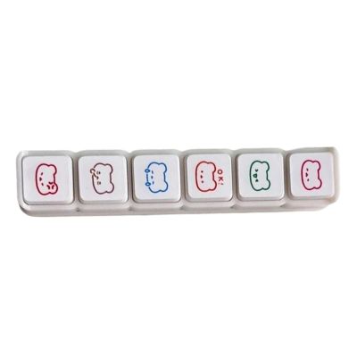 Cartoon Stamps Set, 8.5 x 1.5 x 1.5 cm, 6 Pieces