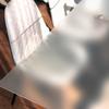Rectangular Glass Tabletop 140 x 70 cm | Tempered Glass | Replacement Protector | Non-Slip Pads | Polished Edges | Matte Effect view 2