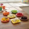 Stackable Burger Plate Set, 6-Piece view 4