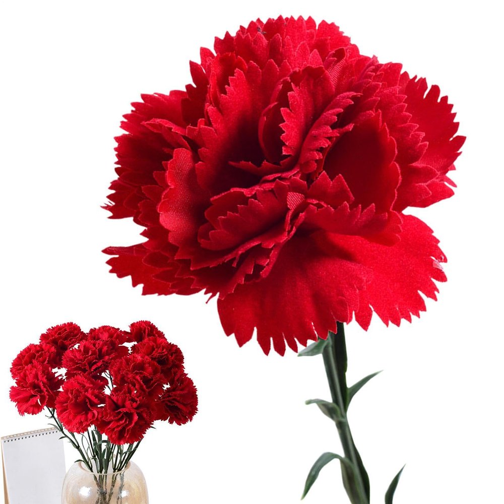 Artificial Carnation Flowers Bouquet