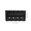Black Plastic Film Canister Holder, 5-Roll Storage Box view 2