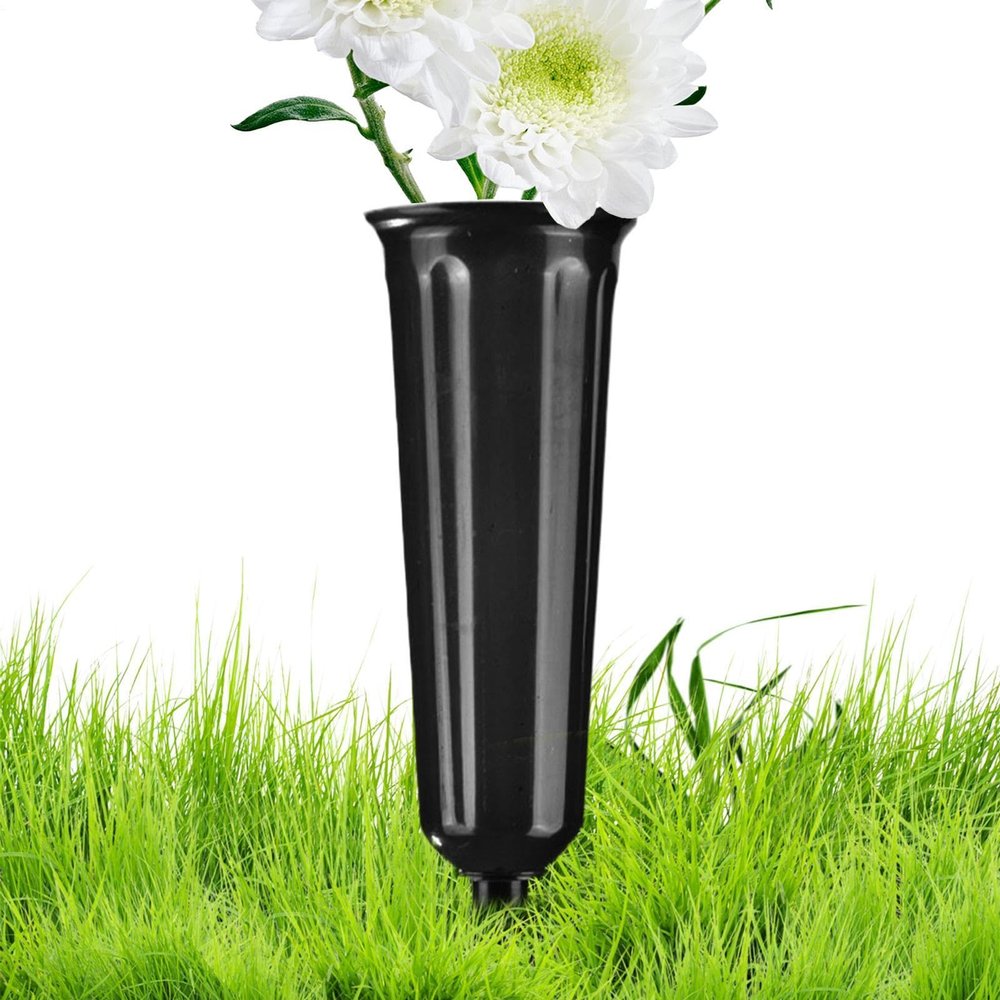 Cemetery Vase with Ground Spike