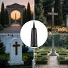 Cemetery Vase with Ground Spike view 4