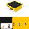 Stackable Spill Containment Tray with Drain for Half Drum (72 x 72 x 16 cm) view 2