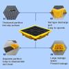 Stackable Spill Containment Tray with Drain for Half Drum (72 x 72 x 16 cm) view 4