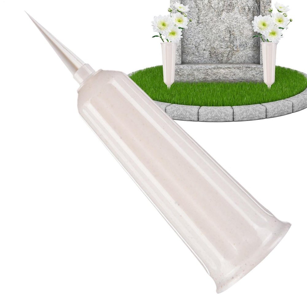 Cemetery Vase with Ground Spike