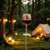 Garden Wine Glass Holder with Ground Spike view 3