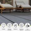 HORI XXL Hollow-Chamber WPC Decking Complete Set, Driftwood Gray, 400 cm, 7 m² view 3