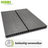 HORI XXL Hollow-Chamber WPC Decking Complete Set, Driftwood Gray, 400 cm, 7 m² view 4