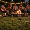 Outdoor Wine Glass Holder with Ground Stakes view 3
