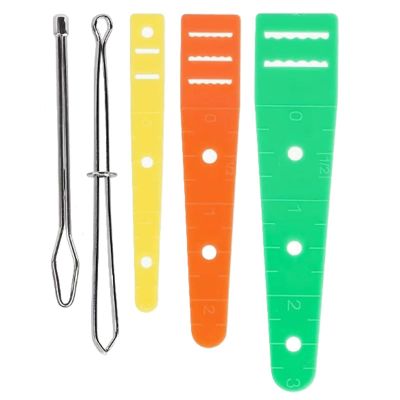 Generic Drawstring Threader Set - 5-Piece, Portable, Stainless Steel, Flexible
