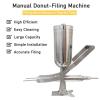 Manual Donut Filling Machine, Stainless Steel, 5 L, 4 Nozzles view 2