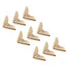 OEBUAFI Corner Protectors, 100-Pack Iron Corner Protectors for Notebooks, Albums, Scrapbooks, Retro Design with Carved Edges view 2