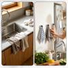 Driattie Kitchen Hook Set - 3 Round Towel Holders view 2