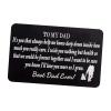 Engraved Metal Wallet Insert Card view 1