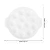 CLISPEED White Ceramic Snail Baking Mold Tray view 2