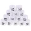 EXAOMBLE 100 White Matte Plastic Size Markers for Clothes Hangers view 1