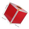 FOYTOKI 1-Set Red Voting Box for Parties, Suggestions, Votes, and Donations, Large-Capacity Aluminum Mailbox with Wood Reinforcement view 2