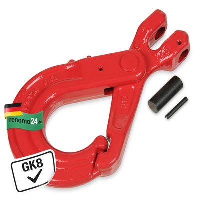 Renomo24 GK8 Clevis Safety Hook, 2T (2,000 kg)