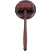RUNROTOO 1-Piece Wooden Gavel with Base, Clear Sound, Smooth Surface view 1